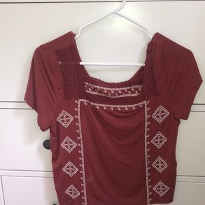 cute american eagle crop shirt💗